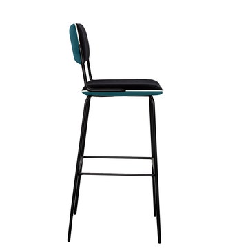 Chaise de bar DOUBLE JEU de Sarah Lavoine, Bleu Sarah Lavoine