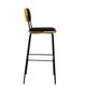 Chaise de bar DOUBLE JEU, Ocre