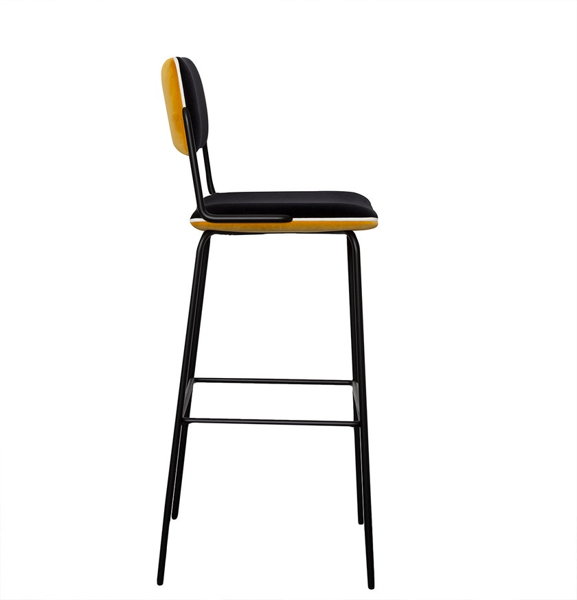 Chaise de bar DOUBLE JEU de Sarah Lavoine, Ocre
