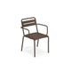 Fauteuil STAR, Marron d'Inde