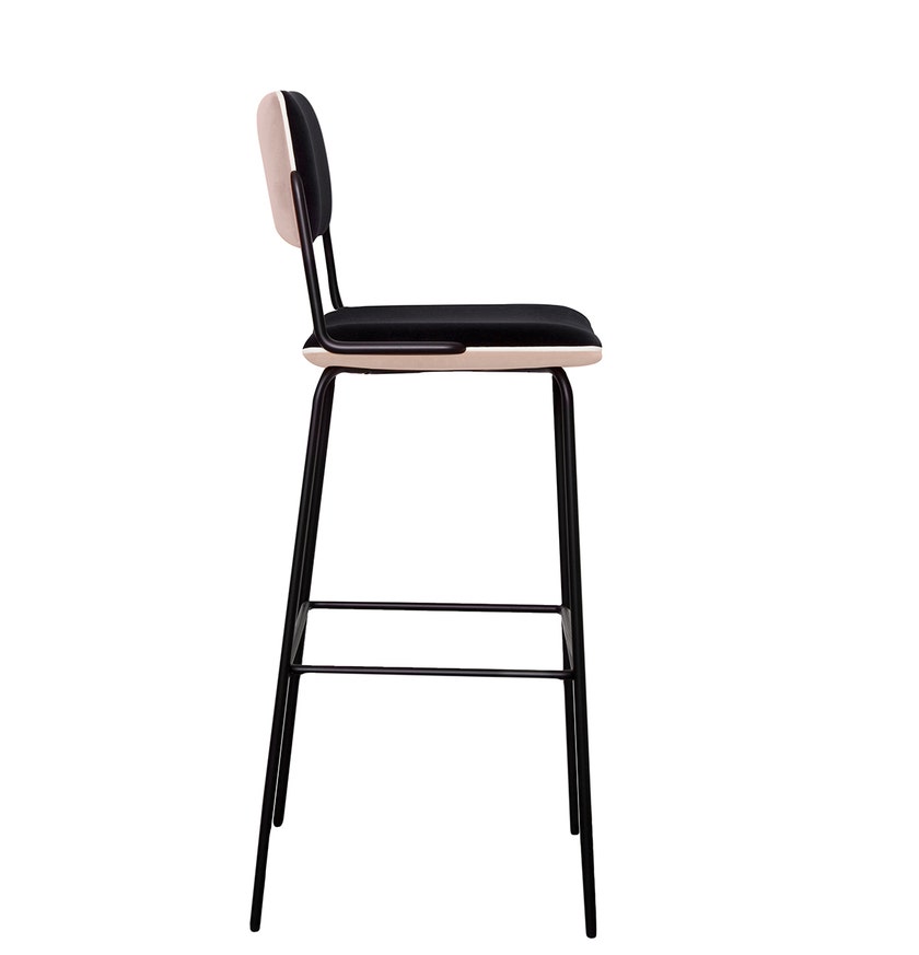 Chaise de bar DOUBLE JEU de Sarah Lavoine, Rose