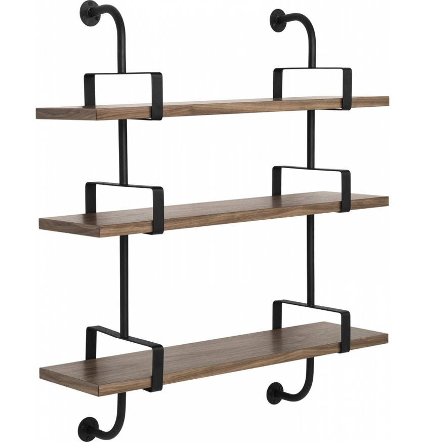Bibliothèque DEMON de Gubi, 95 cm, Noyer