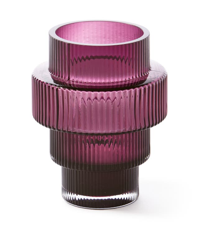 Bougeoir STEPS de Pols Potten, Dark purple Bougeoir STEPS de Pols Potten, Dark purple