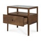 Table de chevet Spindle - teck recyclé - 1 tiroir d'Ethnicraft