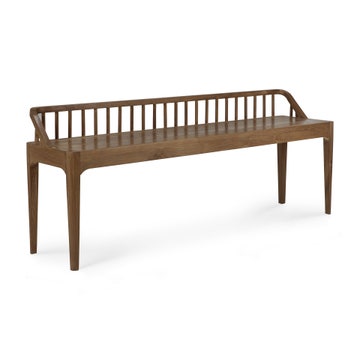 Banc Spindle - teck recyclé - d4Ethnicraft