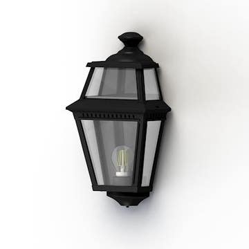 Applique PLACE DES VOSGES 2 de Roger Pradier, N°3, Verre clair, Anthracite