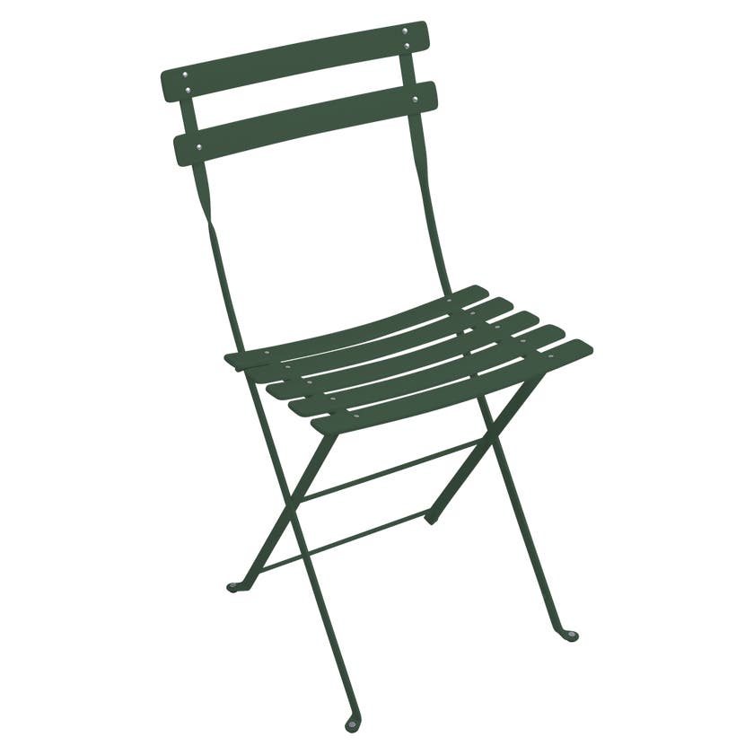 Chaise en résine Duraflon® BISTRO de Fermob, Vert Cèdre Chaise en résine Duraflon® BISTRO de Fermob, Vert Cèdre