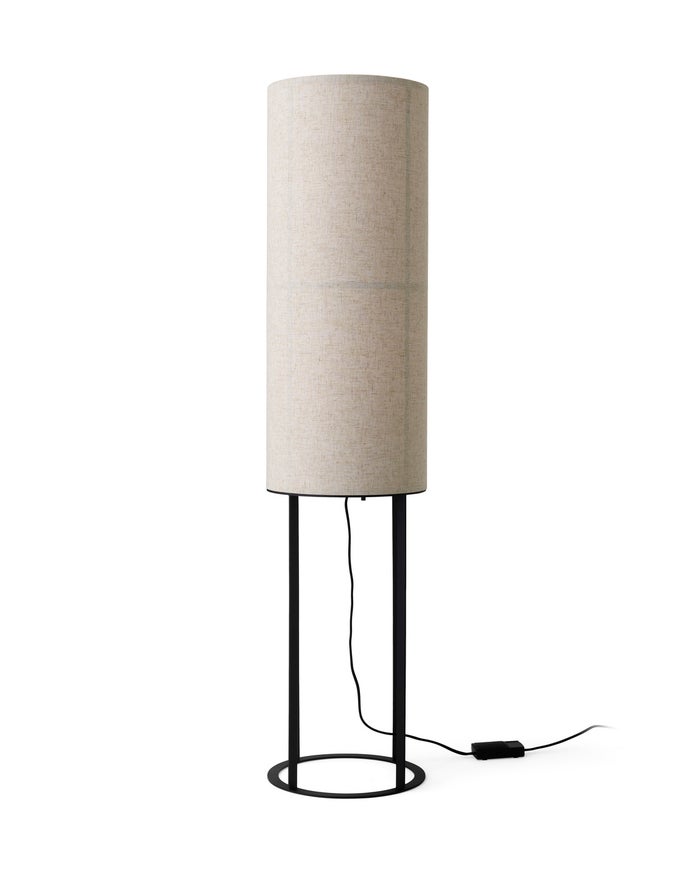 Lampadaire haut HASHIRA de Audo Copenhagen, Lin naturel Lampadaire haut HASHIRA de Audo Copenhagen, Lin naturel
