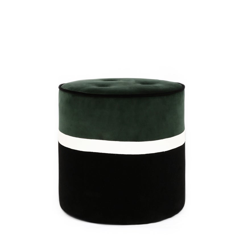 Pouf Léo de Sarah Lavoine, D. 42, Vert