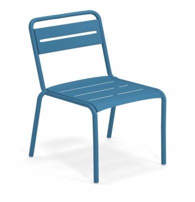 Chaise STAR de Emu, Bleu