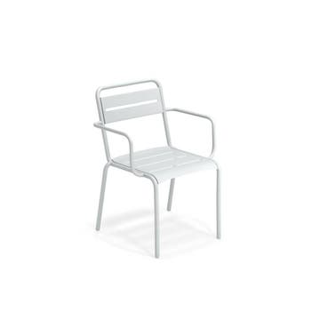 Fauteuil STAR de Emu, Blanc Glace 