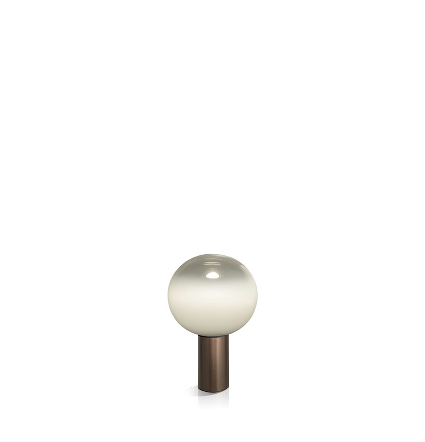Lampe à poser LAGUNA de Artemide, Bronze satiné, Ø.16 cm