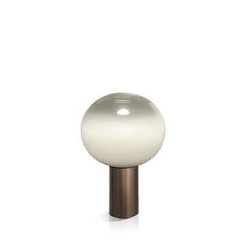 Lampe à poser LAGUNA de Artemide, Bronze satiné, Ø.26 cm