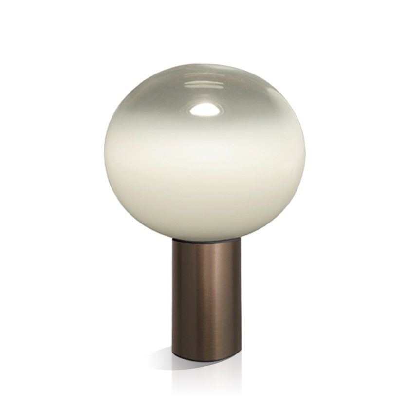 Lampe à poser LAGUNA de Artemide, Bronze satiné, Ø.37 cm Lampe à poser LAGUNA de Artemide, Bronze satiné, Ø.37 cm