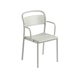 Fauteuil de table LINEAR STEEL, Gris