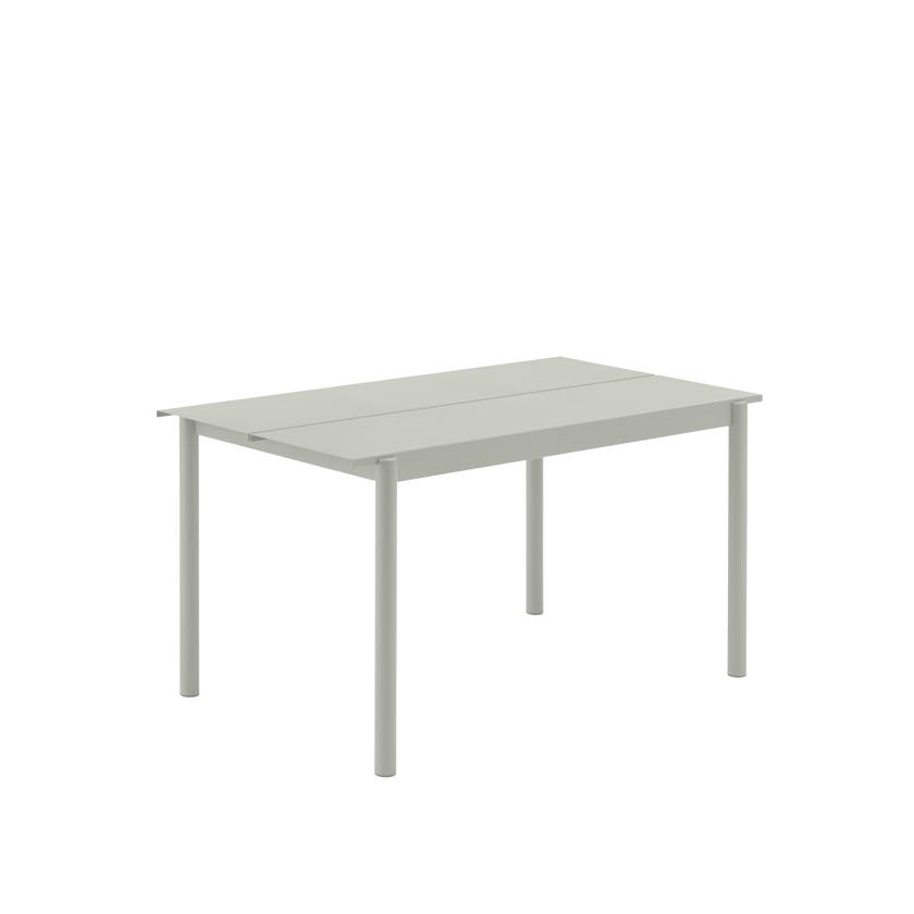 Table de jardin LINEAR STEEL de Muuto, 140 cm, Gris Table de jardin LINEAR STEEL de Muuto, 140 cm, Gris