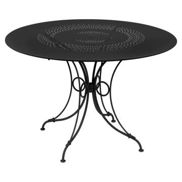 Table 1900 de Fermob D.117 noir réglisse Table 1900 de Fermob D.117 noir réglisse