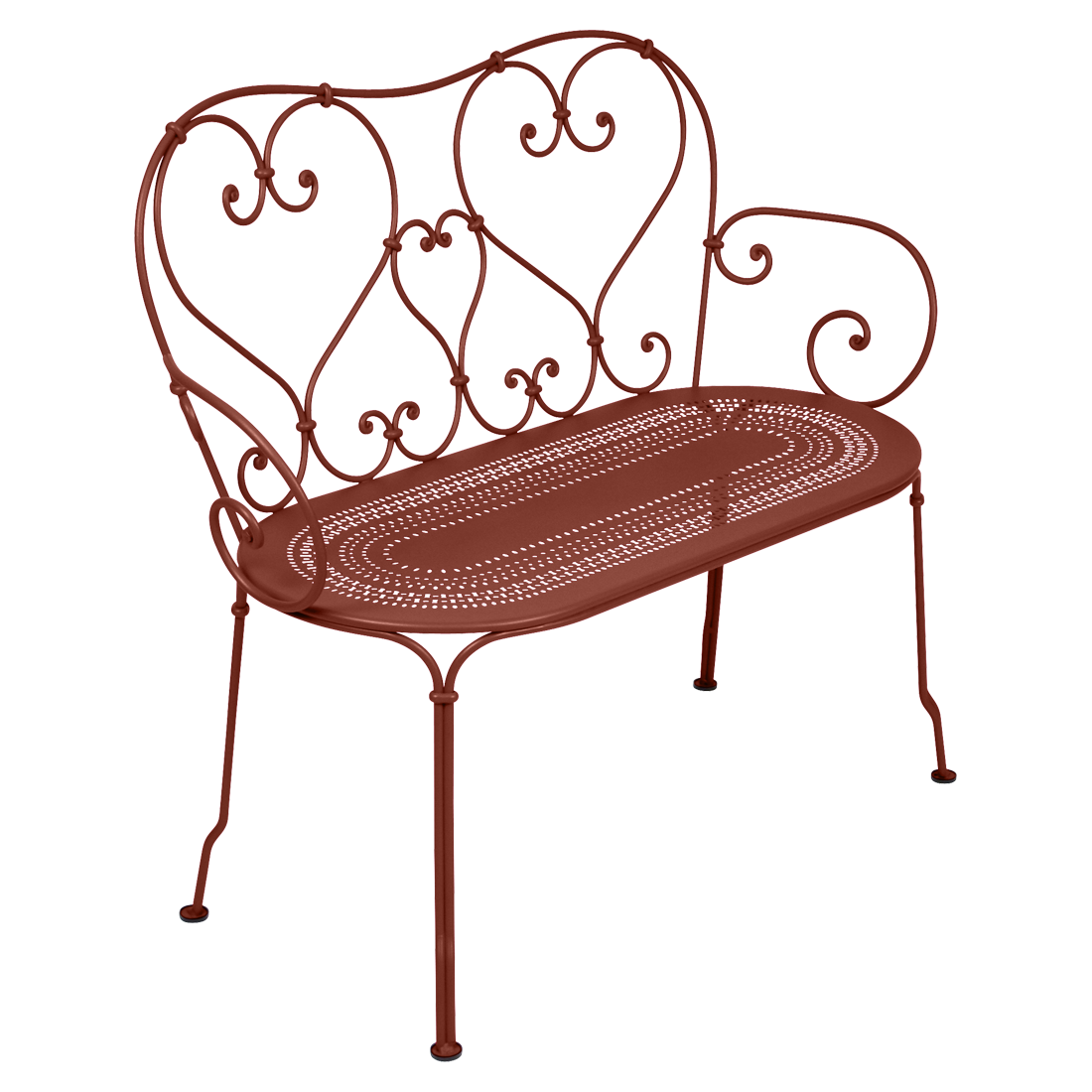 Banquette 1900, ocre rouge