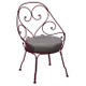 Fauteuil CABRIOLET, Coussin Gris graphite, Tonka