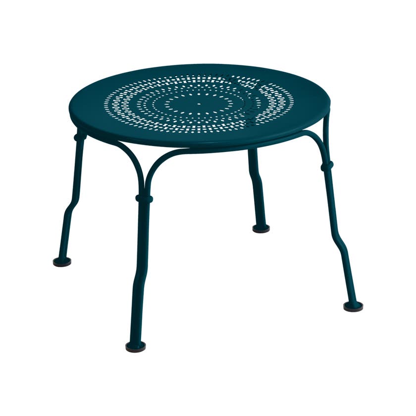 Table basse 1900 de Fermob, bleu acapulco Table basse 1900 de Fermob, bleu acapulco
