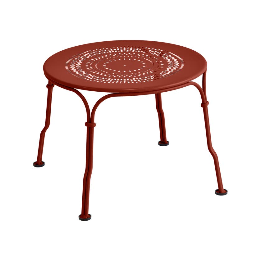 Table basse 1900 de Fermob, ocre rouge Table basse 1900 de Fermob, ocre rouge