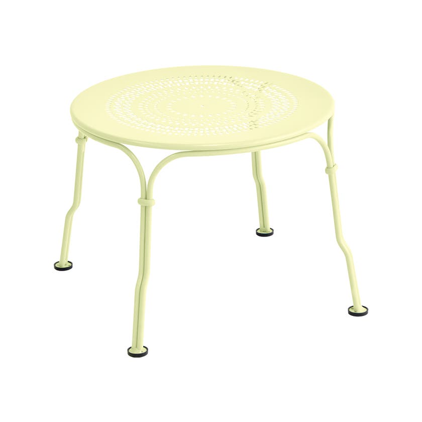 Table basse 1900 de Fermob, Citron givré Table basse 1900 de Fermob, Citron givré