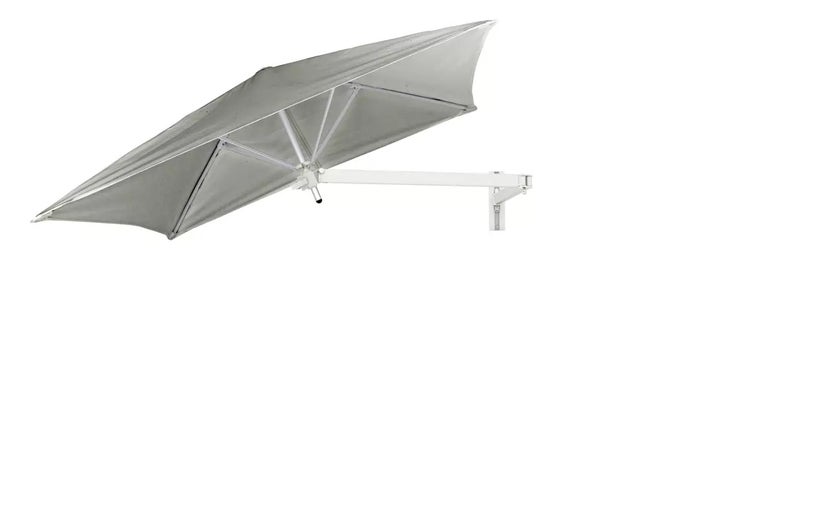 Parasol PARAFLEX NEO 190 x 190 cm de Umbrosa, Tissu Solidum, Grey Parasol PARAFLEX NEO 190 x 190 cm de Umbrosa, Tissu Solidum, Grey