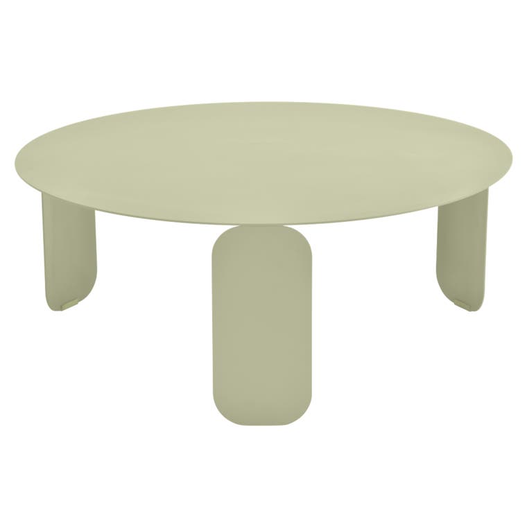 Table basse BEBOP de Fermob, D. 80, Tilleul Table basse BEBOP de Fermob, D. 80, Tilleul