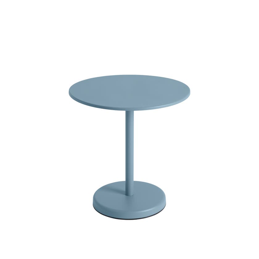 Table de café LINEAR STEEL de Muuto, Ø 70 cm, Bleu pâle Table de café LINEAR STEEL de Muuto, Ø 70 cm, Bleu pâle