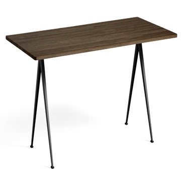 Table PYRAMID 02 de Hay, 190 x 85 cm, Black base, Smoked oiled