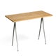 Table PYRAMID 02 de Hay, 190 x 85 cm, Beige base, Clear lacquered