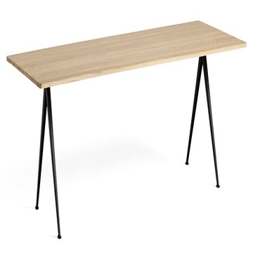 Table PYRAMID 02 de Hay, 250 x 85 cm, Black base, Matt lacquered