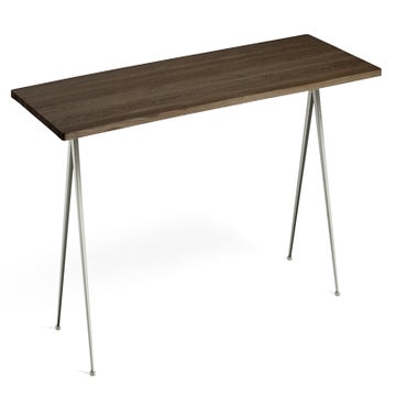 Table PYRAMID 02 de Hay, 250 x 85 cm, Beige base, Smoked oiled