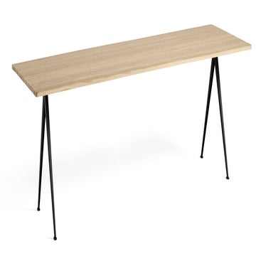 Table PYRAMID 02 de Hay, 300 x 85 cm, Black base, Matt lacquered