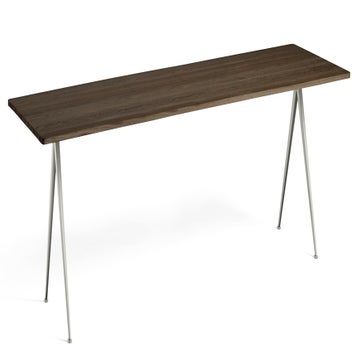 Table PYRAMID 02 de Hay, 300 x 85 cm, Beige base, Smoked oiled