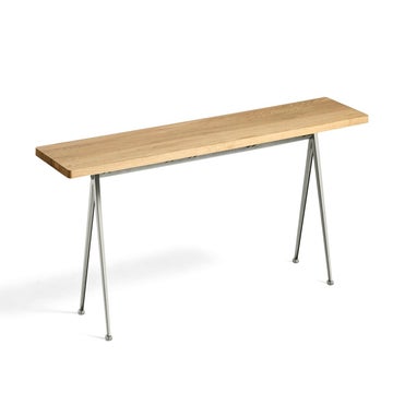 Banc PYRAMID 12 de Hay, 190 x 40 cm, Beige base, Clear lacquered