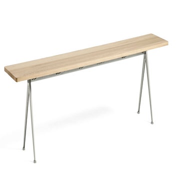 Banc PYRAMID 12 de Hay, 250 x 40 cm, Beige base, Matt lacquered