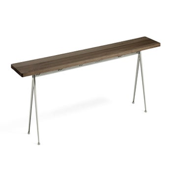 Banc PYRAMID 12 de Hay, 250 x 40 cm, Beige base, Smoked oiled