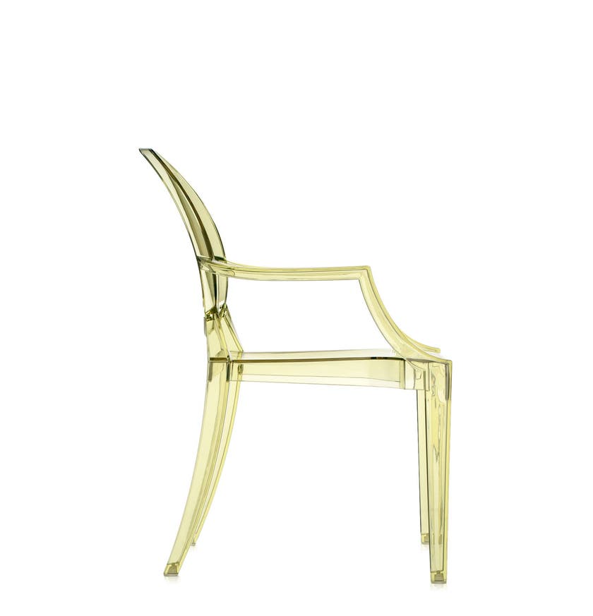 Fauteuil LOUIS GHOST de Kartell, Jaune