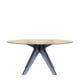 Table SIR GIO, Pieds fumé, Bronze
