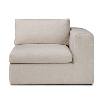 Module  pour canapé Mellow - tissu Ivory d'Ethnicraft, Module gauche