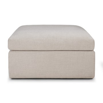 Module  pour canapé Mellow - tissu Ivory d'Ethnicraft, Pouf / repose-pieds