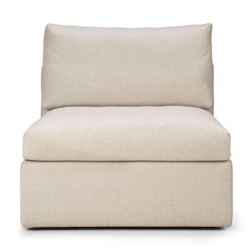 Chauffeuse MELLOW de Ethnicraft, Off white