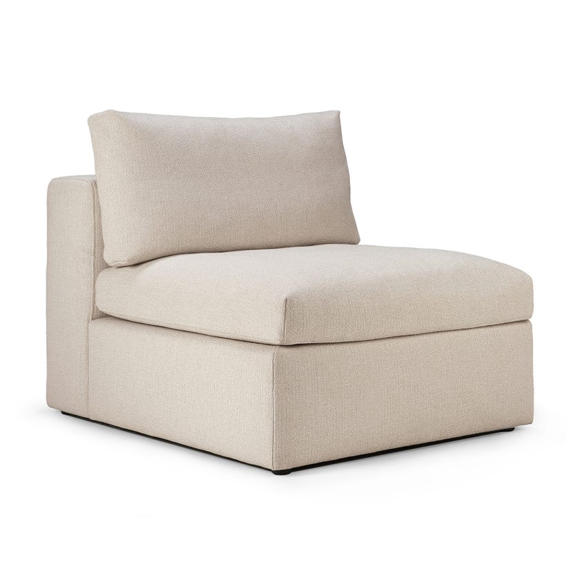 Chauffeuse MELLOW de Ethnicraft, Off white Chauffeuse MELLOW de Ethnicraft, Off white