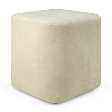 Pouf Cube - tissu Sand