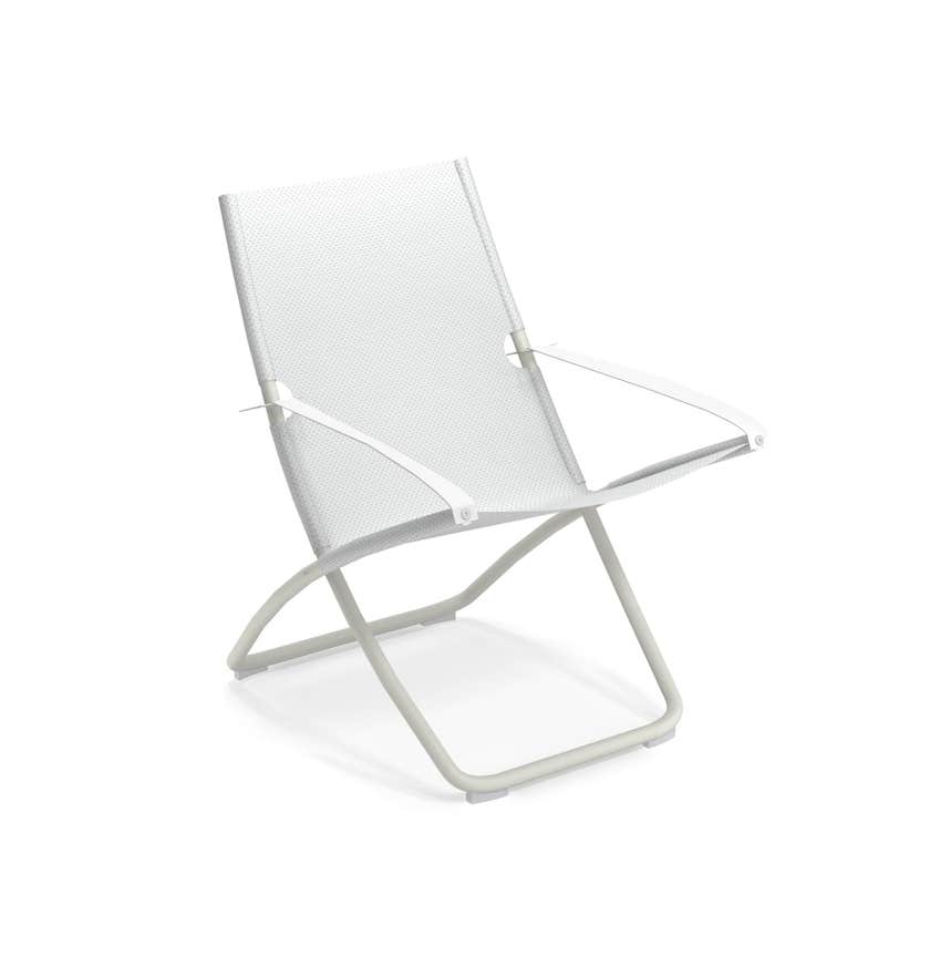 Chaise longue SNOOZE de Emu, Blanc / Blanc