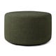 Pouf BARROW d'Ethnicraft, Ø 60 cm, Vert sapin