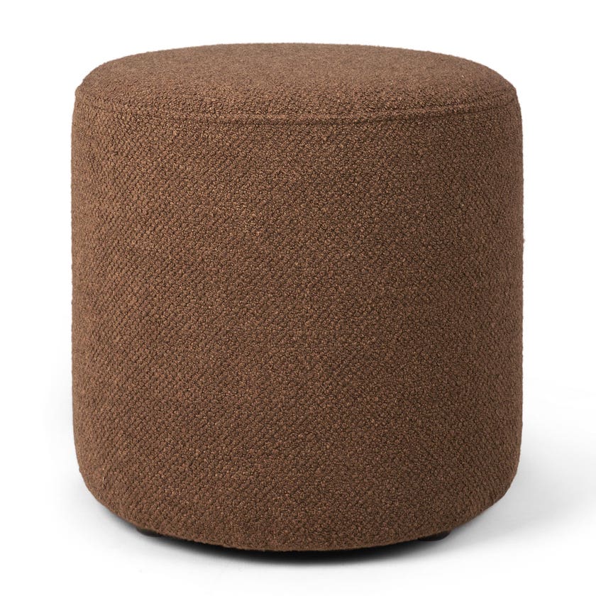 Pouf BARROW d'Ethnicraft, Ø 40 cm, Copper Pouf BARROW d'Ethnicraft, Ø 40 cm, Copper