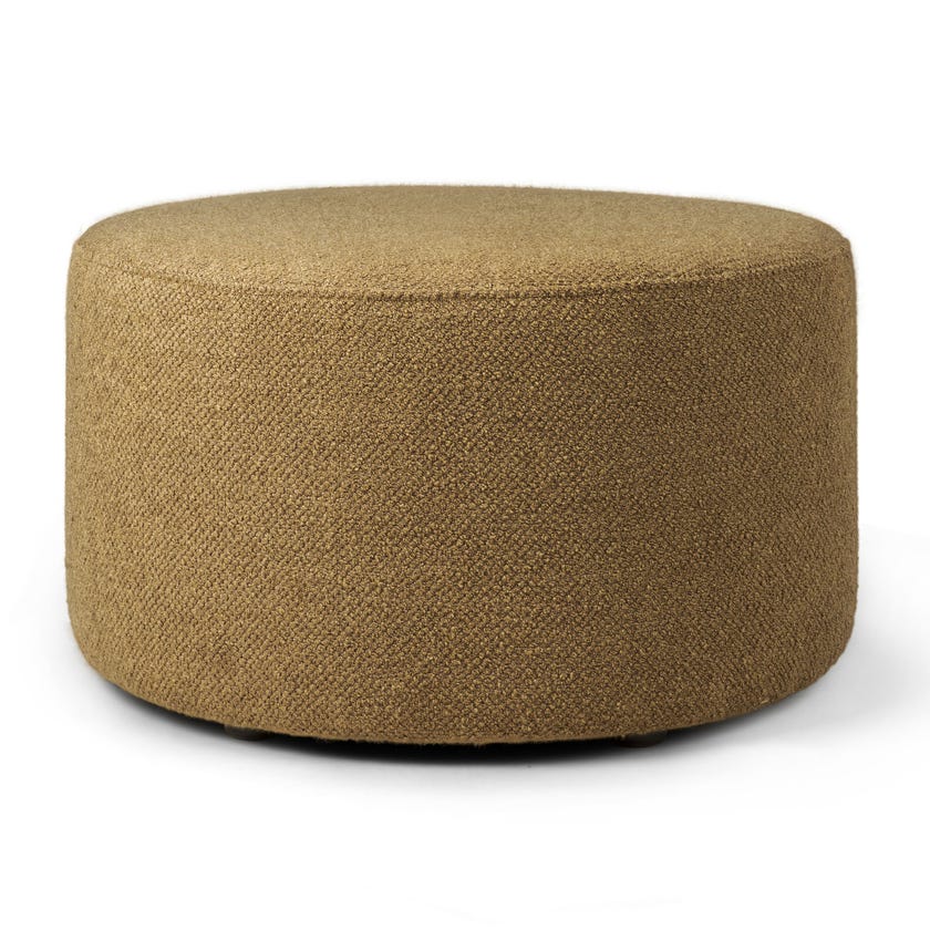 Pouf BARROW d'Ethnicraft, Ø 60 cm, Ginger Pouf BARROW d'Ethnicraft, Ø 60 cm, Ginger