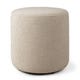 Pouf BARROW, Ø 40 cm, Off white